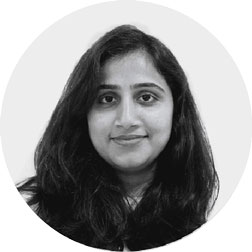 Sivapriya Ponnusamy black and white headshot