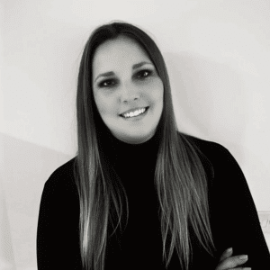 Rachael Alderlieste black and white headshot