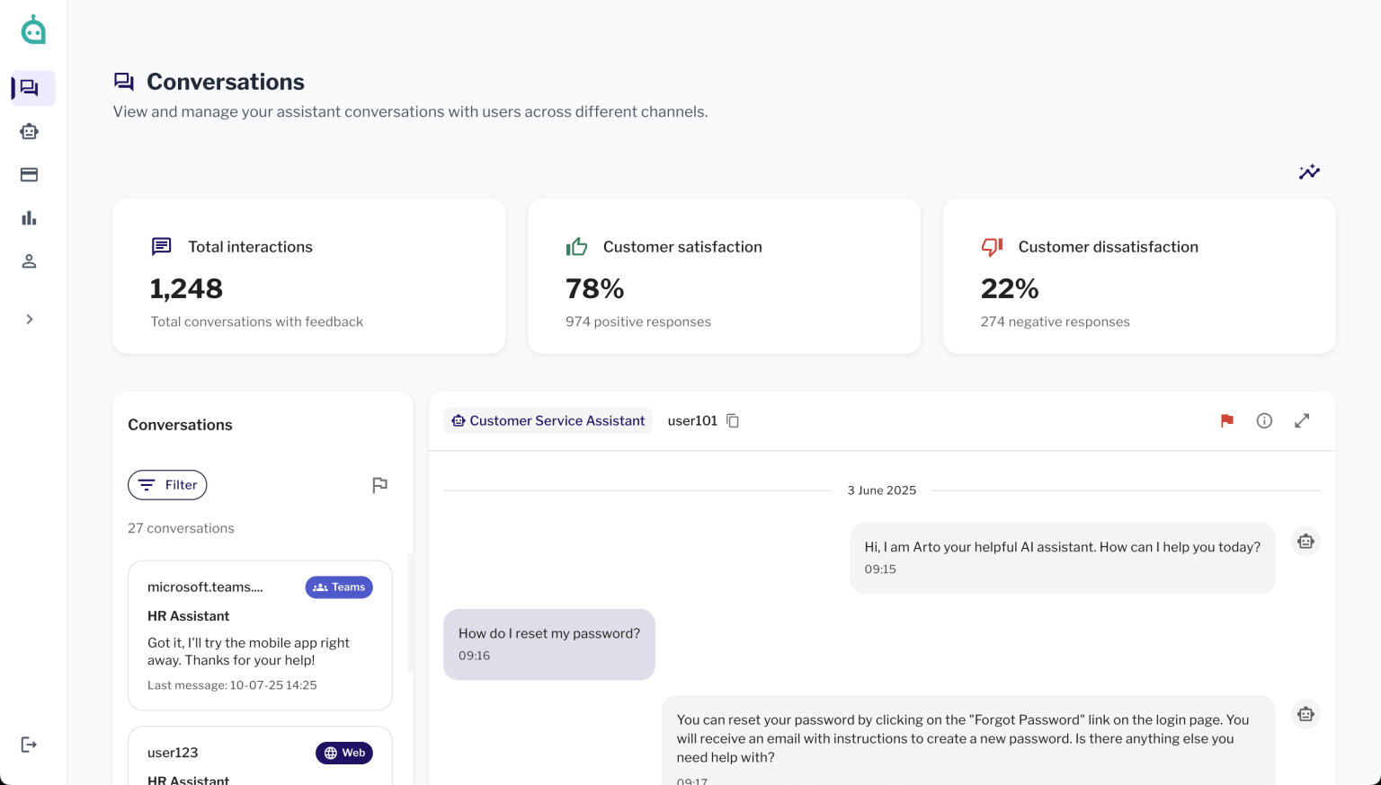 Arto ai assistant for lead generation